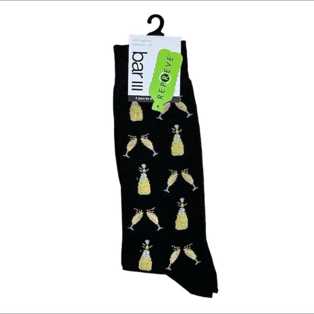Bar III champagne 🥂 dress socks, One Size